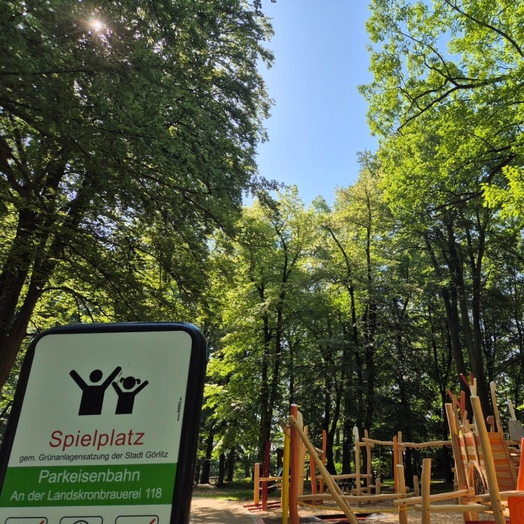 Foto vom Spielplatz An der Parkeisenbahn