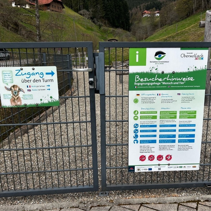 Bild zum Spielplatz Begegnungsgehege Mensch und Tier