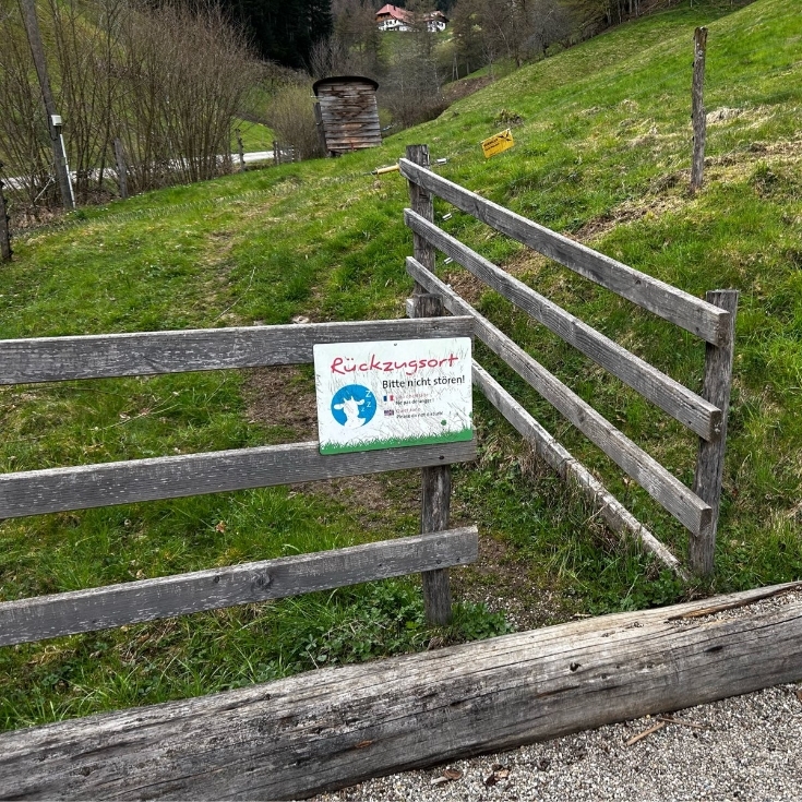 Bild 4: Begegnungsgehege Mensch und Tier