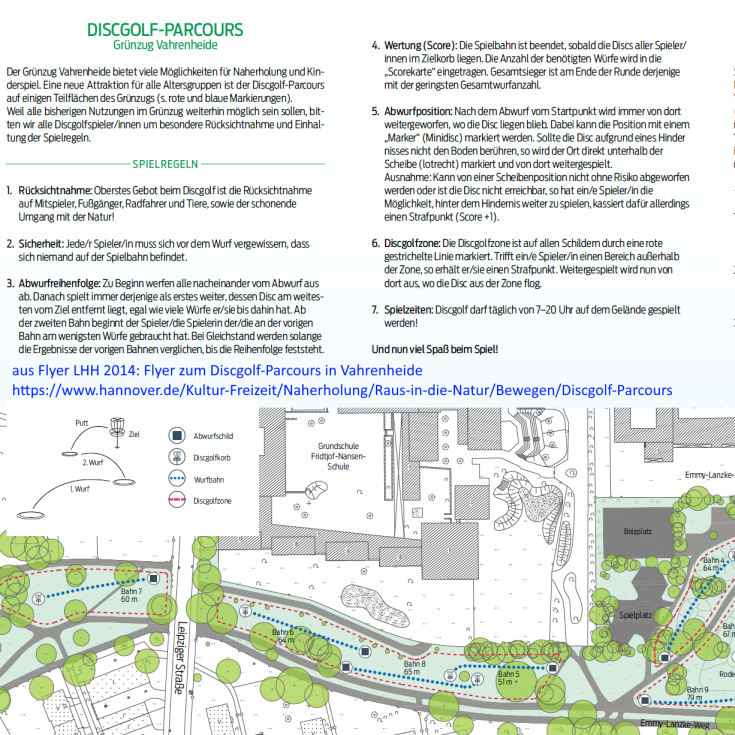 Bild zum Spielplatz Discgolf-Parcours