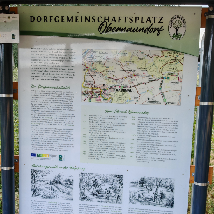 Bild zum Spielplatz Sportplatz - Dorfgemeinschaftsplatz Obernaundorf