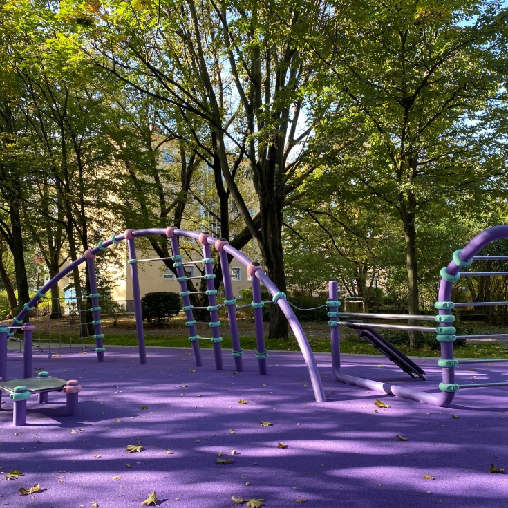 Bild zum Spielplatz Spiel- und Fitnessplatz in Reinickendorf (Berliner Seilfabrik)