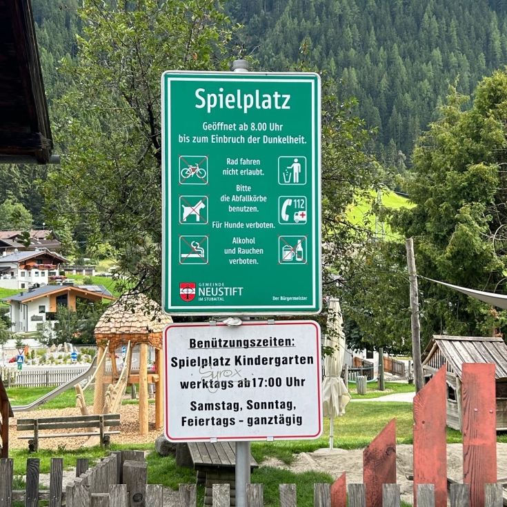 Bild zum Spielplatz Spielplatz Kindergarten Neustift