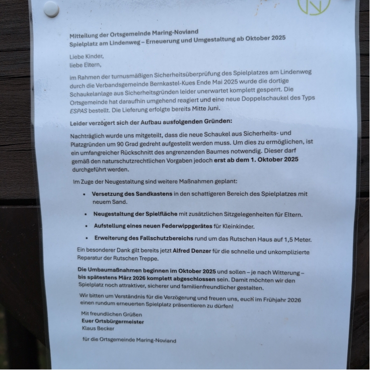 Bild 5: Spielplatz Lindenweg