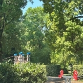 Bild vom Spielplatz anzeigen.