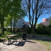 Bild vom Spielplatz anzeigen.