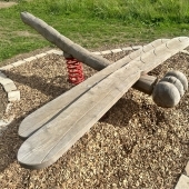 Bild vom Spielplatz anzeigen.