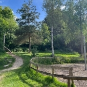 Bild vom Spielplatz anzeigen.
