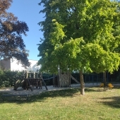 Bild vom Spielplatz anzeigen.