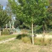 Bild vom Spielplatz anzeigen.