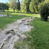Bild vom Spielplatz anzeigen.