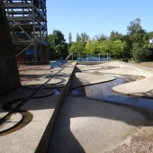 Bild vom Spielplatz anzeigen.