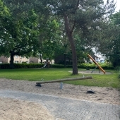Bild vom Spielplatz anzeigen.