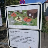 Bild vom Spielplatz anzeigen.