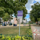 Bild vom Spielplatz anzeigen.