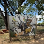 Bild vom Spielplatz anzeigen.