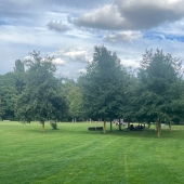 Bild vom Spielplatz anzeigen.