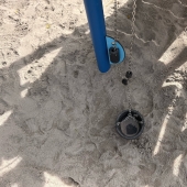 Bild vom Spielplatz anzeigen.