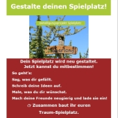 Bild vom Spielplatz anzeigen.
