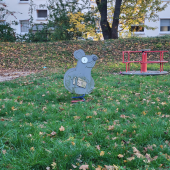 Bild vom Spielplatz anzeigen.