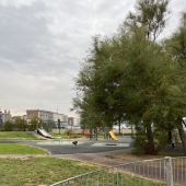 Bild vom Spielplatz anzeigen.