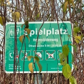 Bild vom Spielplatz anzeigen.