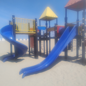 Bild vom Spielplatz anzeigen.